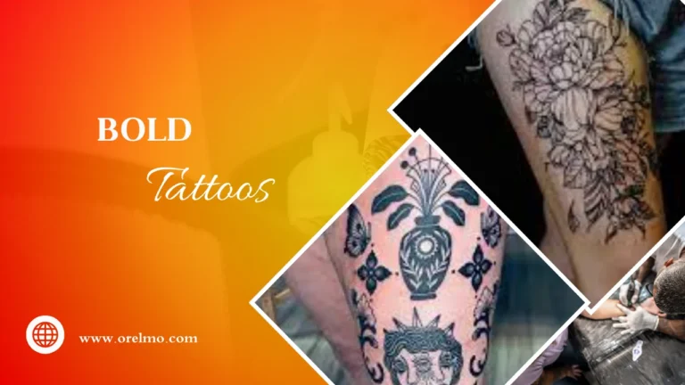 Bold Tattoos On Thigh